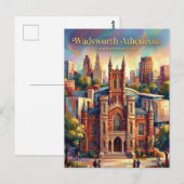 Carte Postale Musée d'Art Wadsworth Atheneum Connecticut (Devant / Derrière)