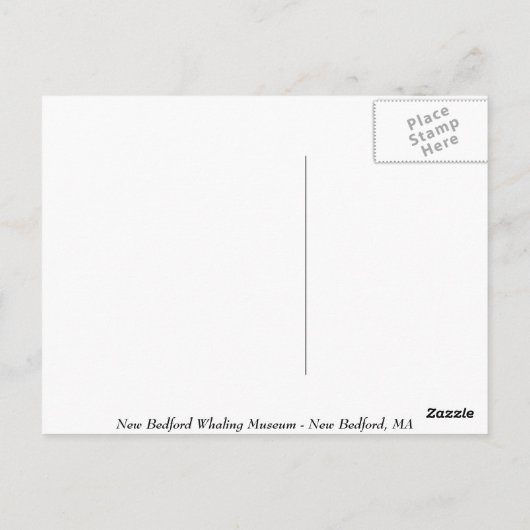 Carte Postale Musée de la chasse à la baleine (Dos)