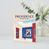 Carte Postale Musée de la Rhode Island School of Design USA (Debout devant)
