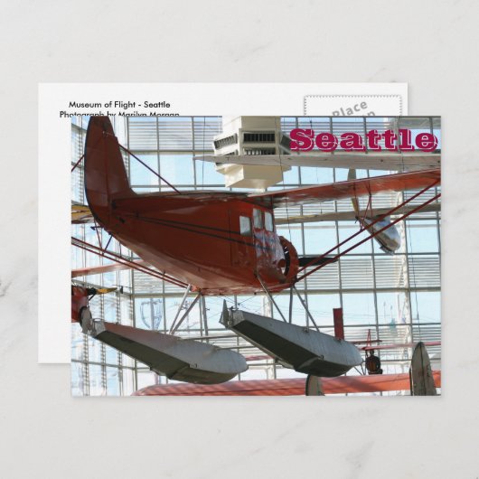 Carte Postale Musée de l'Air - Seattle (Devant / Derrière)