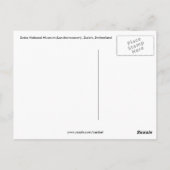 Carte Postale musée de terre (Dos)