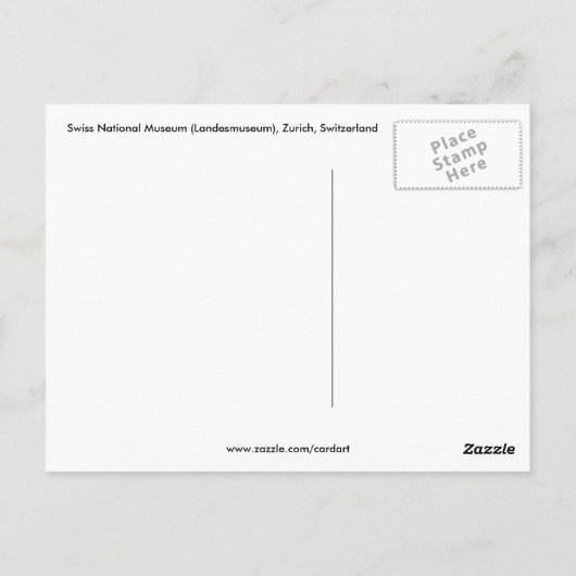 Carte Postale musée de terre (Dos)