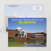 Carte Postale Musée des Beaux-Arts de Montgomery (Devant / Derrière)