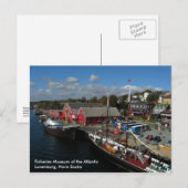 Carte Postale Musée des Pêches de l'Atlantique, Vue aérienne (Devant / Derrière)