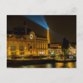 Carte Postale Musée d'Orsay à Paris la nuit (Devant)