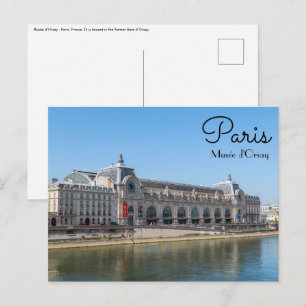 Carte Postale Musée d'Orsay célèbre - Paris, France, Europe