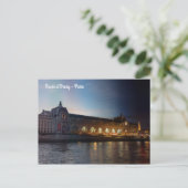 Carte Postale Musée d'Orsay Transition de jour en nuit - Paris (Debout devant)