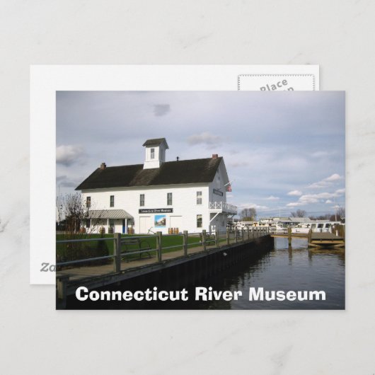 Carte Postale Musée du fleuve Connecticut (Devant / Derrière)
