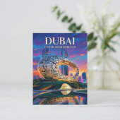 Carte Postale Musée du futur Émirats arabes unis (Debout devant)