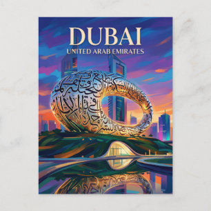 Carte Postale Musée du futur Émirats arabes unis