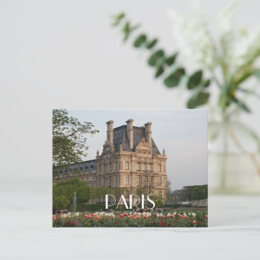 Carte Postale Musée du Louvre (Debout devant)