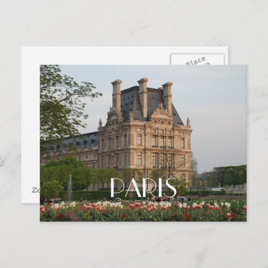 Carte Postale Musée du Louvre (Devant / Derrière)