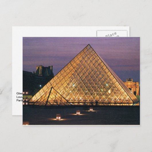 Carte Postale Musée du Louvre (Devant / Derrière)