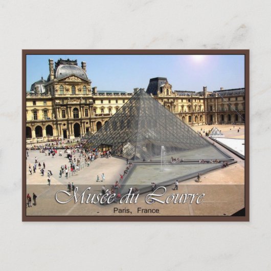 Carte Postale Musée du Louvre (Devant)