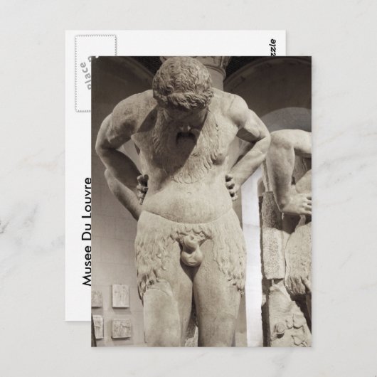 Carte Postale Musée du Louvre (Devant / Derrière)