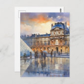 Carte Postale Musée du Louvre Paris Art (Devant / Derrière)