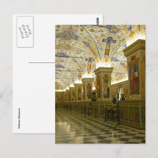 Carte Postale musée du vatican (Devant / Derrière)