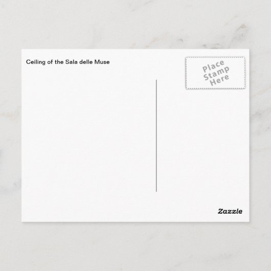 Carte Postale Musée du Vatican Sala delle Muse (Dos)