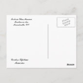 Carte Postale Musée du verre de Fostoria (Dos)