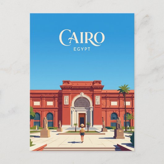 Carte Postale Musée égyptien du Caire (Devant)