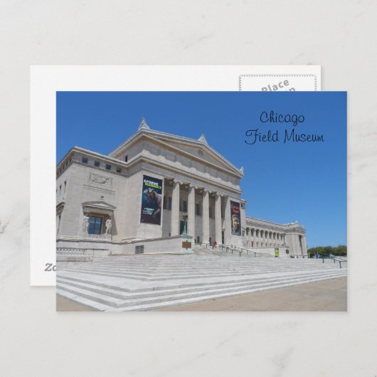 Carte Postale Musée Field de Chicago (Devant / Derrière)