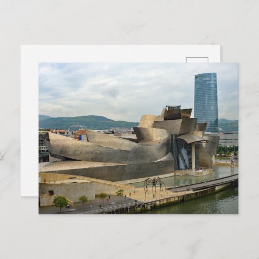 Carte Postale Musée Guggenheim Bilbao. (Devant / Derrière)