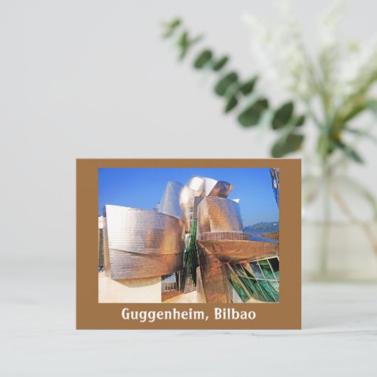 Carte Postale Musée Guggenheim / Bilbao, Espagne (Debout devant)