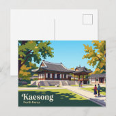 Carte Postale Musée Koryo Corée du Nord (Devant / Derrière)