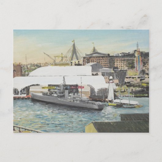 Carte Postale Musée maritime de Sydney de l'Hotel Balcony. 1998 (Devant)