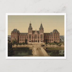Carte Postale Musée National, Amsterdam, Pays-Bas