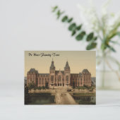 Carte Postale Musée National, Amsterdam, Pays-Bas (Debout devant)