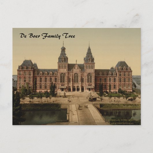 Carte Postale Musée National, Amsterdam, Pays-Bas (Devant)