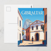 Carte Postale Musée national de Gibraltar Gibraltar (Devant / Derrière)