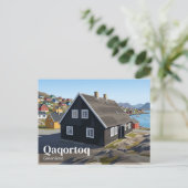 Carte Postale Musée Qaqortoq Groenland (Debout devant)