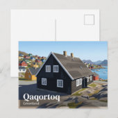 Carte Postale Musée Qaqortoq Groenland (Devant / Derrière)