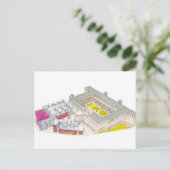 Carte Postale Museo Nacional Centro de Arte Reina Sofia. (Debout devant)