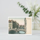 Carte Postale Museumbrucke, Nurnberg, Allemagne Vintage (Debout devant)