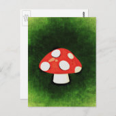 Carte Postale Mushroom de Cute (Devant / Derrière)
