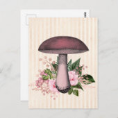 Carte Postale Mushroom et compilation florale (Devant / Derrière)