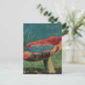 Carte Postale Mushroom Swimming Pool (Debout devant)