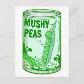 Carte Postale Mushy Peas pop art (Devant)