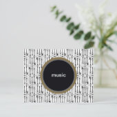 Carte Postale music (Debout devant)