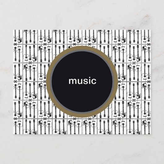 Carte Postale music (Devant)