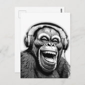 Carte Postale Music Ape (Devant / Derrière)