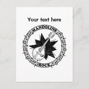 Carte Postale Music de Mandolin