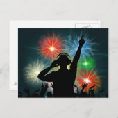 Carte postale Music DJ (Devant / Derrière)