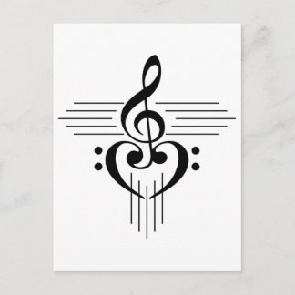 Carte Postale Music Lovers Custom Symbol Products