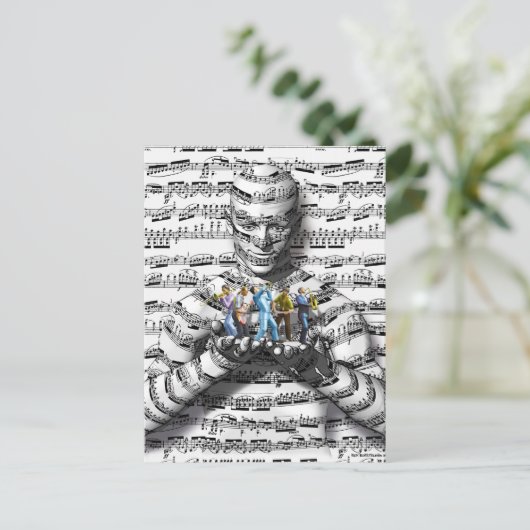 Carte Postale Music Man (Debout devant)