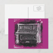 Carte postale Music Speaks (Devant / Derrière)