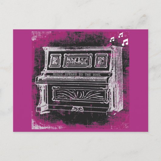 Carte postale Music Speaks (Devant)